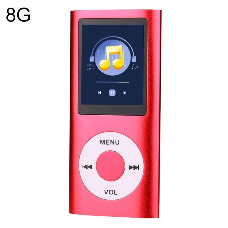 1.8 Inch Metal Mp4 Player + 16G Tf Card + Earphone + Cable - Green - With 8G Tf Card+Earphone+Cable