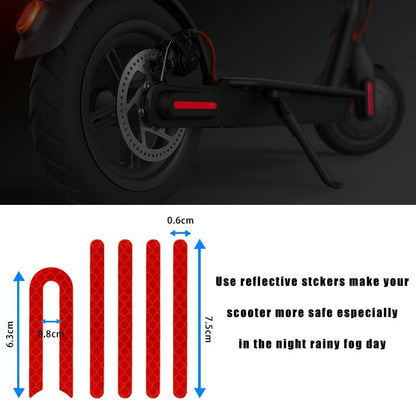 Xiaomi M365 Rear Fender Shock Absorber Bracket Cover for Electric Scooter - White