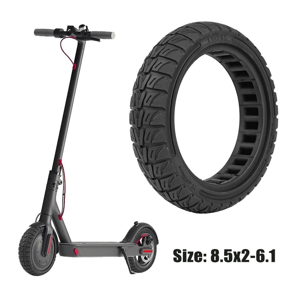 Colourful 8.5 x 2 Inch Honeycomb Tires for Xiaomi M365 / Pro / Pro 2 / 1s / Lite - Off-road Flick - Red