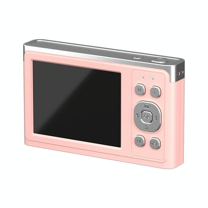 Retro Vlog Self-Shooting Camera - 50Mp Hd 4K Video - Pink