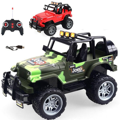 Remote Control Electric Car with Usb Charging for Kids - Red Convertible