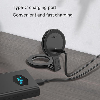Portable Magnetic Cell Phone Fill Light - Black