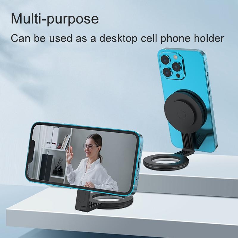 Portable Magnetic Cell Phone Fill Light - Black