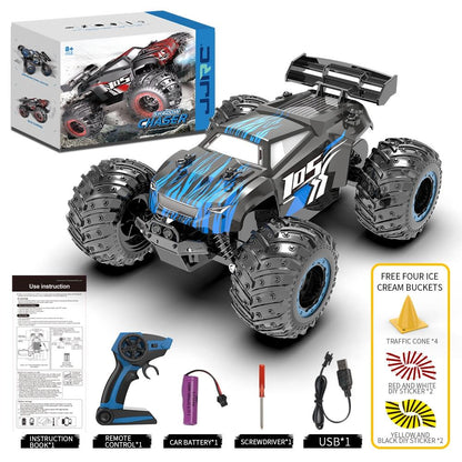 Off-road 2.4g Rc Electric Climbing Vehicle - Black Blue