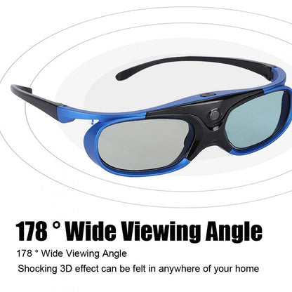 3d Glasses for Dlp Link Projection - Active Shutter - Black