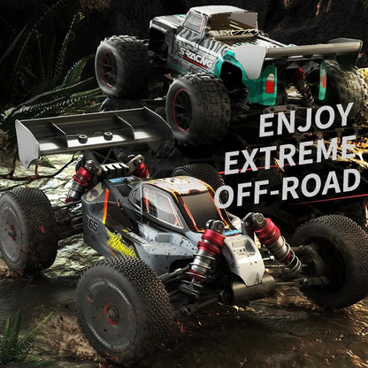 Off-road Remote Control Car - Electric 4wd Alloy Bigfoot - Green