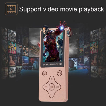 Ultra Thin Lossless Mp4 Player With Hd Video & Sound Quality - Blue