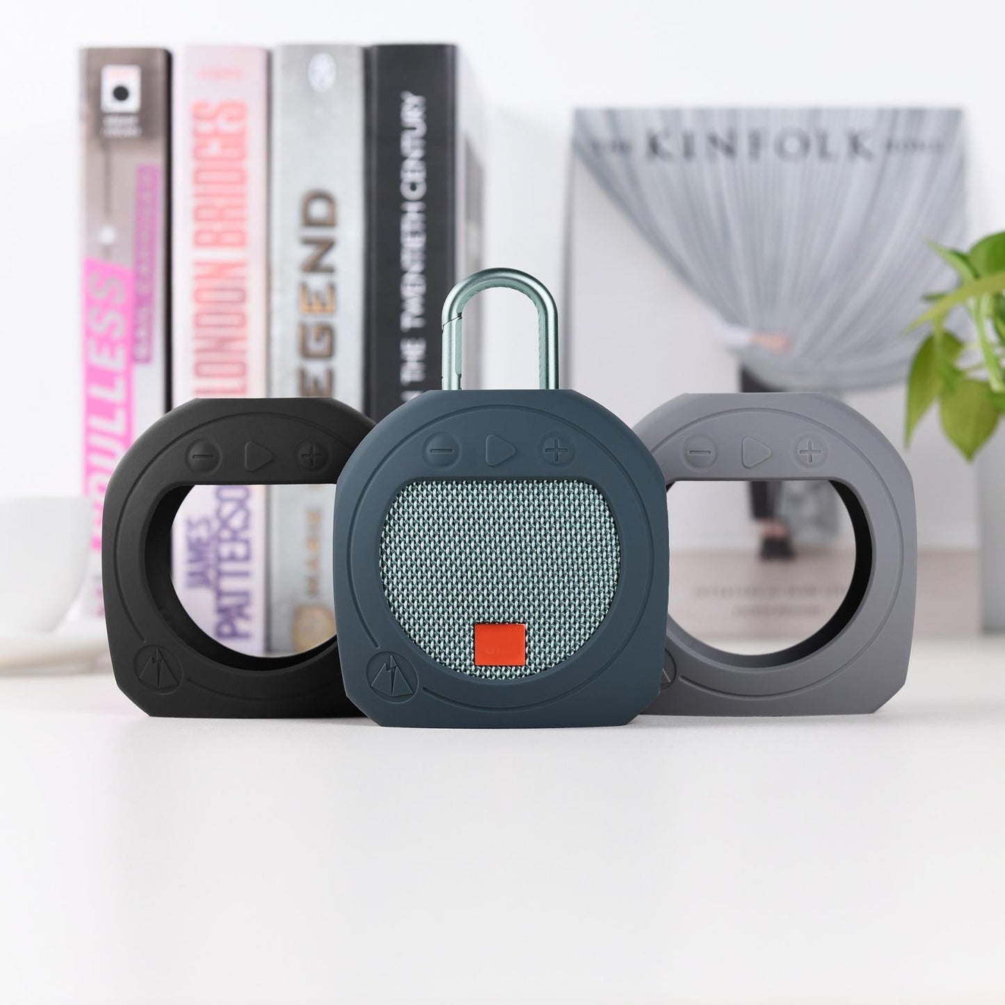 Protective Cover for Jbl Clip 3 Bluetooth Speaker - Anti-fall Silicone Storage - Black