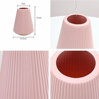 Decorative Wet and Dry Flower Vases for Creative Home Furnishings - Pink