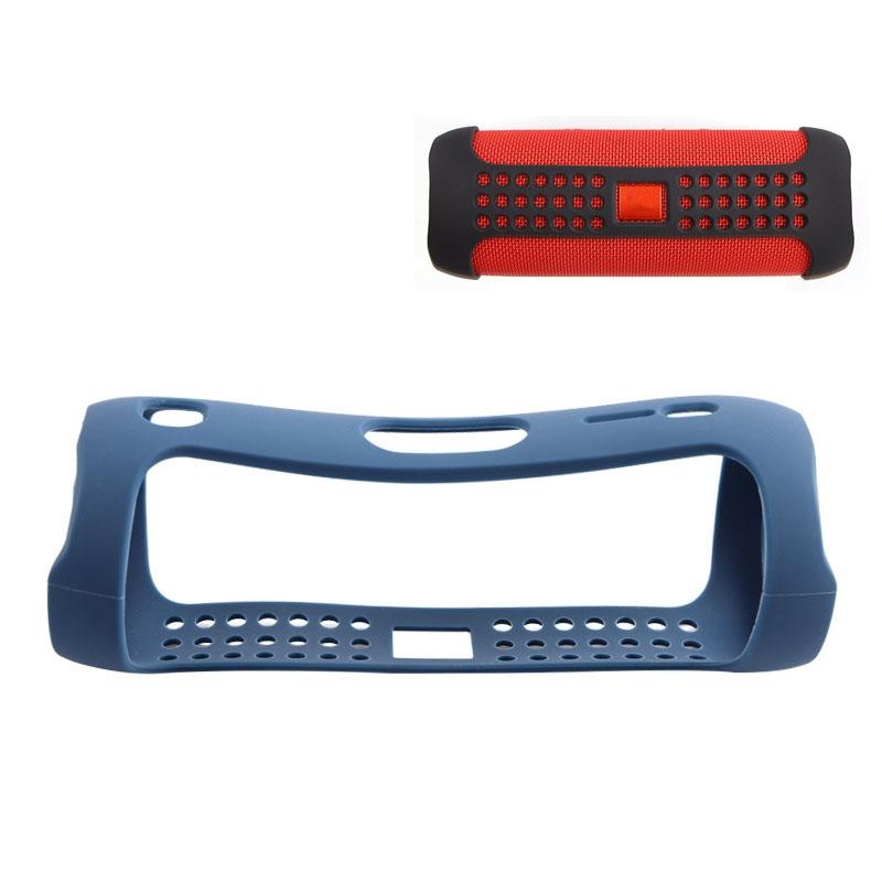 Eco-friendly Silicone Case for Jbl Flip 5 Bluetooth Speaker - Red