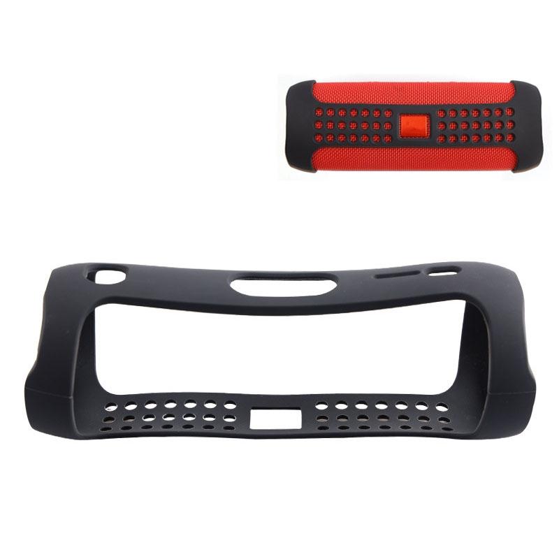 Eco-friendly Silicone Case for Jbl Flip 5 Bluetooth Speaker - Red