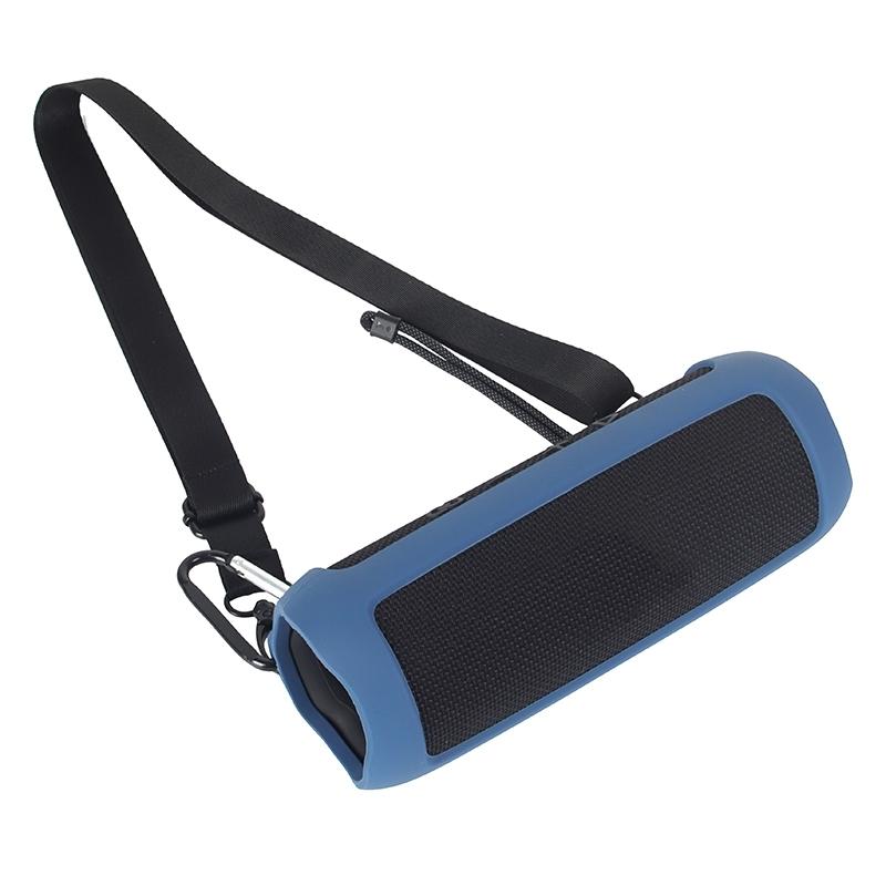 Silicone Protective Case for Jbl Flip6 Bluetooth Speaker - Black