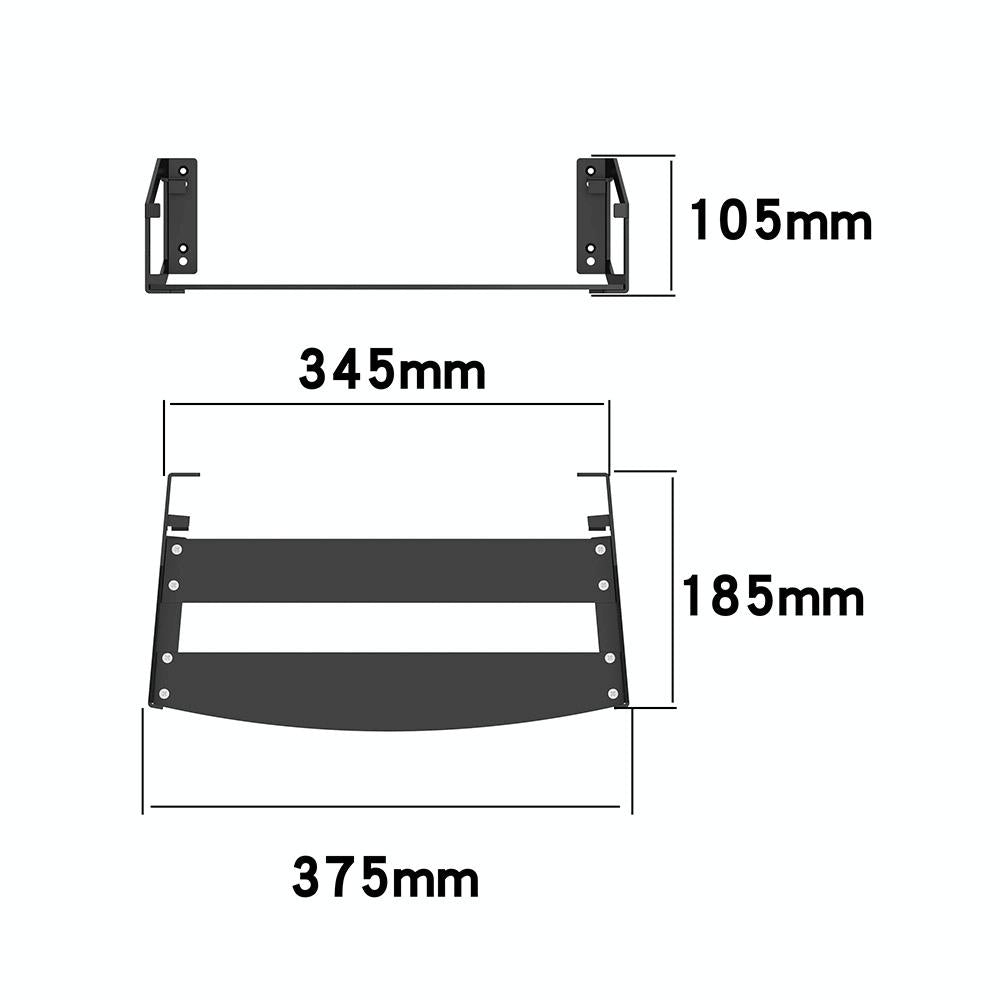 Wall-mounted Metal Bracket for Smart Speaker - White