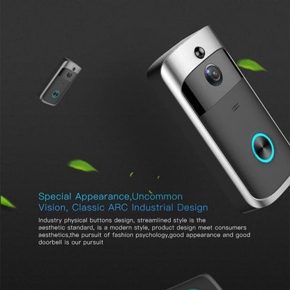 Smart Wifi Video Doorbell With Night Vision - Remote Monitoring