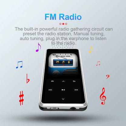 Portable Bluetooth Player 4Gb Capacity Silver