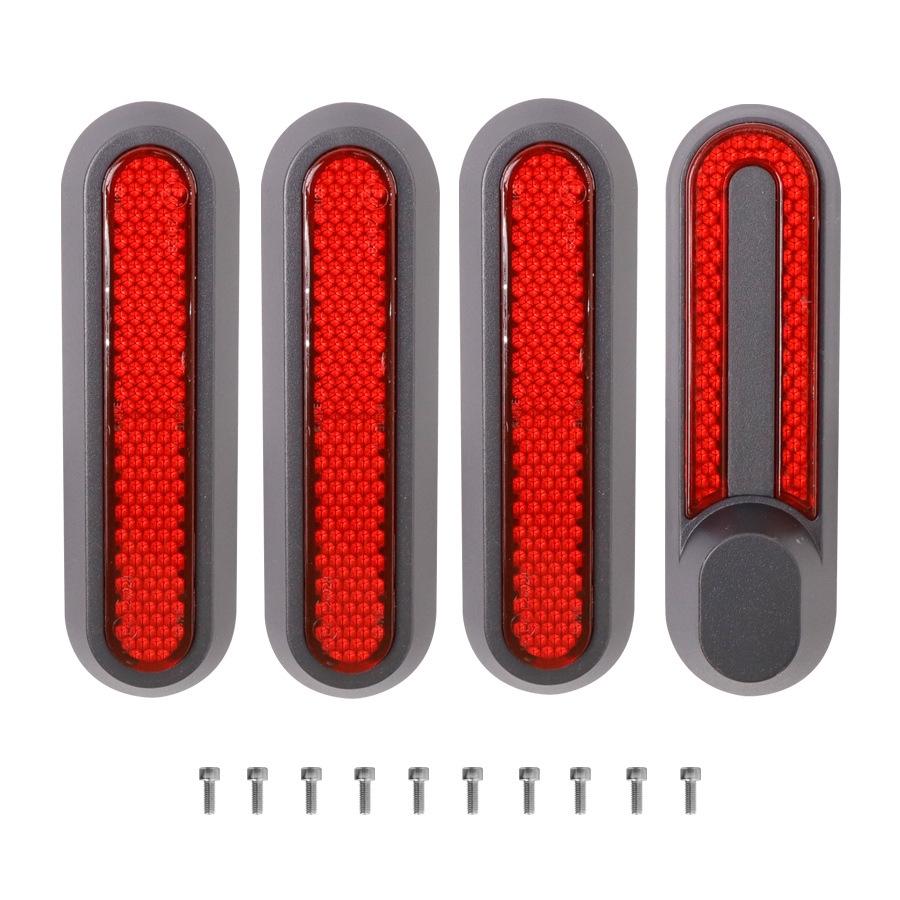 Xiaomi Mijia 1s / Pro 2 Electric Scooter Wheel Cover with Reflective Strips & Screws - Yellow