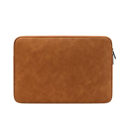 Lightweight Waterproof Lambskin Laptop Sleeve - 13.3 Inches - Deep Gray
