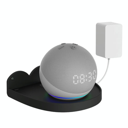 Wall Mount Set for Amazon Echo Dot 4 - 2 Pieces - Black