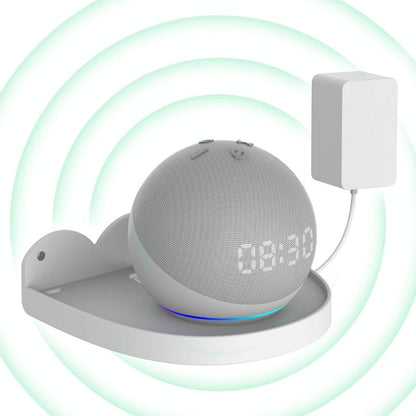 Wall Mount Set for Amazon Echo Dot 4 - 2 Pieces - Black