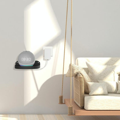 Wall Mount Set for Amazon Echo Dot 4 - 2 Pieces - Black