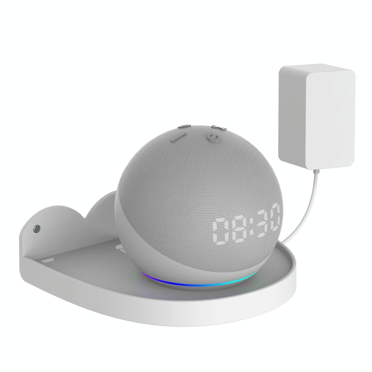 Wall Mount Set for Amazon Echo Dot 4 - 2 Pieces - Black
