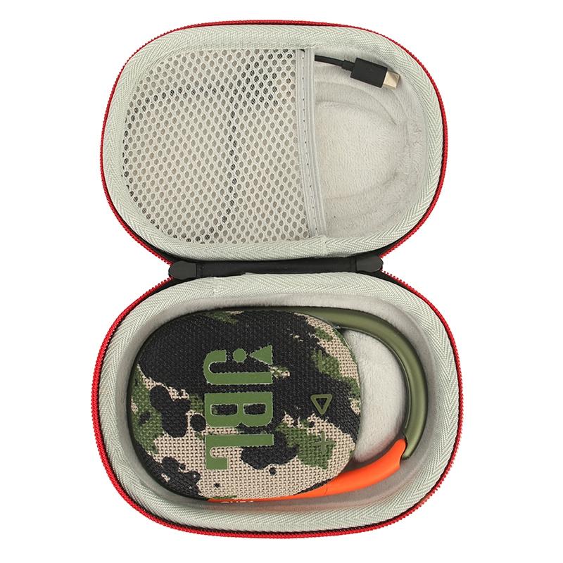 Shockproof Eva Case for Jbl Clip4 Bluetooth Speaker - Black Grey
