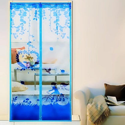 90x210cm Magnetic Anti-mosquit Screen for Summer - Purple