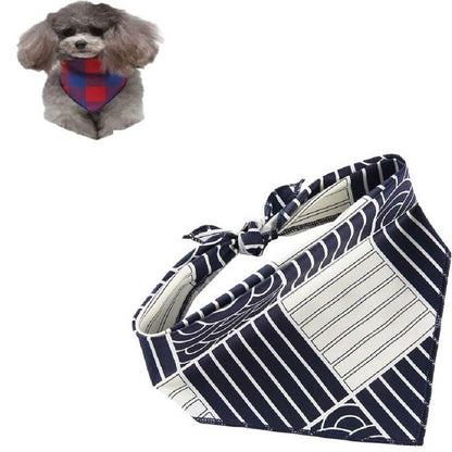 Cotton Cartoon Print Pet Saliva Towel - Size S 58X41X41Cm - Sjj24 Christmas Elk