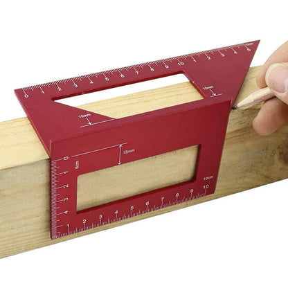 Multi-function T-shaped Marking Gauge for Woodworking - Aluminum Alloy