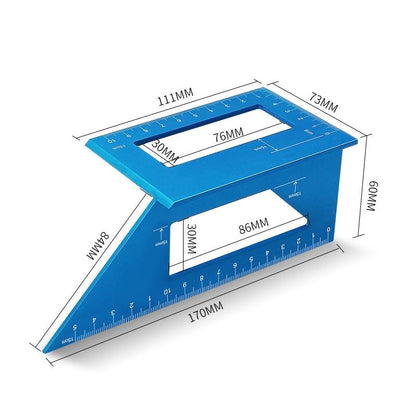 Multi-function T-shaped Marking Gauge for Woodworking - Aluminum Alloy