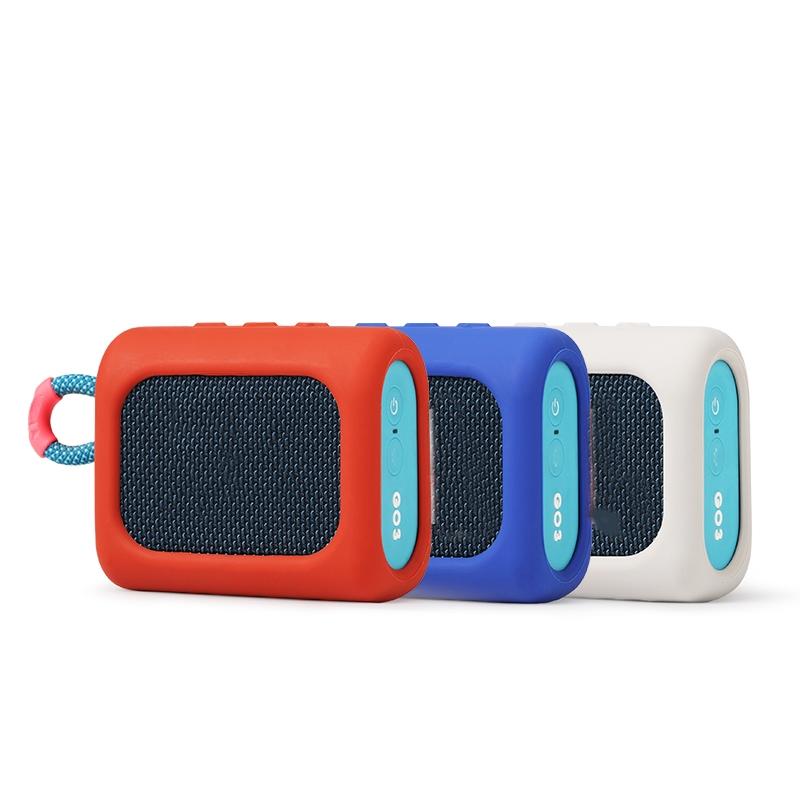 Protective Silicone Case for Jbl Go3 Speaker - Dust-proof and Anti-fall - Red