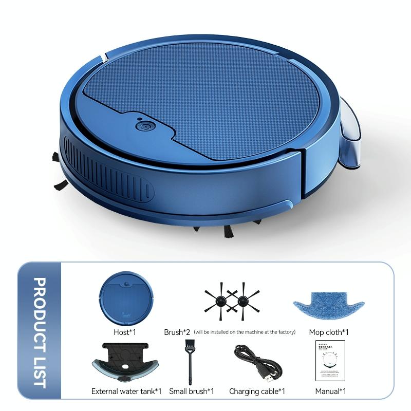 Intelligent Household Sweeping Robot with Path Charging - Max - White