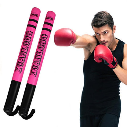 57Cm Sanda Stick For Speed Training And Fighting - Bright Orange - Fluorescent Green
