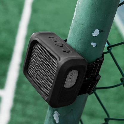 Portable Silicone Speaker Cover with Strap for Jbl Go3 - Black