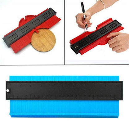 10-inch Woodworking Contour Arc Gauge Tool - Multifunctional - Blue