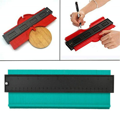 10-inch Woodworking Contour Arc Gauge Tool - Multifunctional - Blue