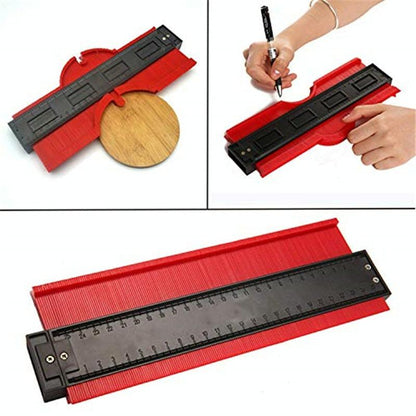 10-inch Woodworking Contour Arc Gauge Tool - Multifunctional - Blue
