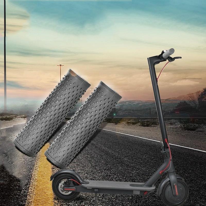 Rubber Handlebar Covers for Xiaomi Mijia M365 / M365 Pro - 2 Pairs - Gray