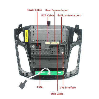 9.7 Inch Android Car Integrated Machine For Ford Focus - Standard 2 + 64G