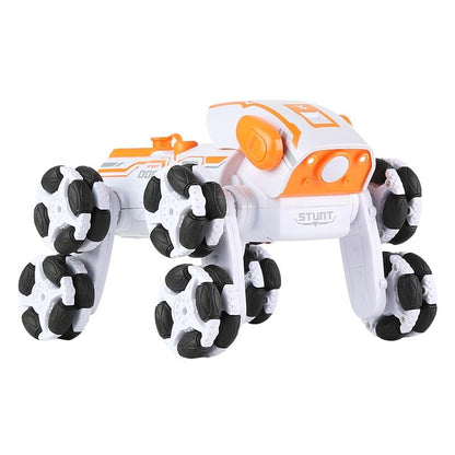 Intelligent 8-wheel Stunt Vehicle with Remote Control - Green