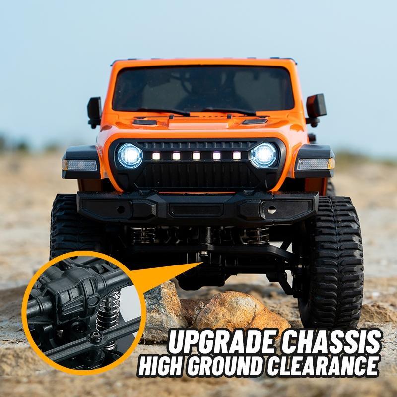 Off-road Climbing Rc Vehicle with 4wd Drive - Orange