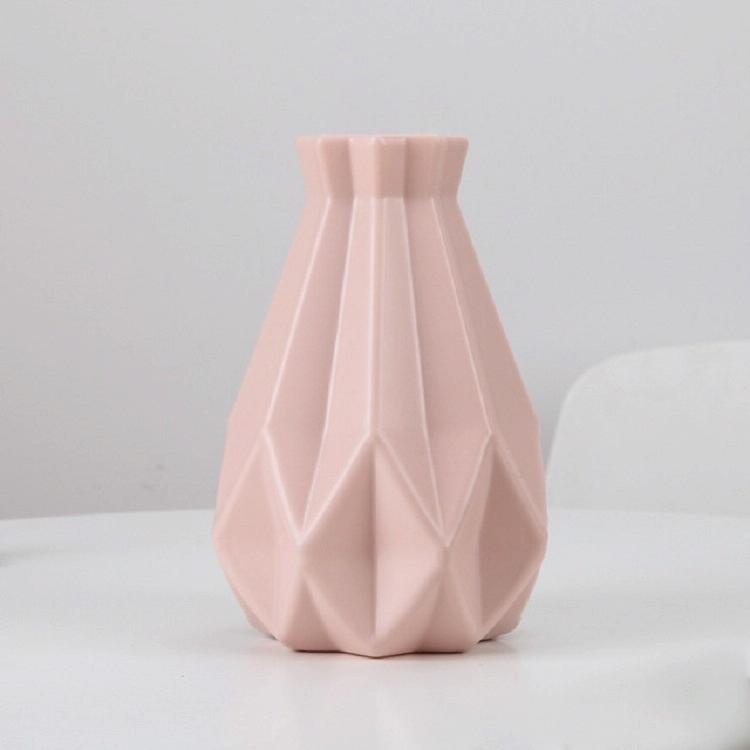 Drop-resistant Vase for Creative Living Room Flower Arrangements - Pink
