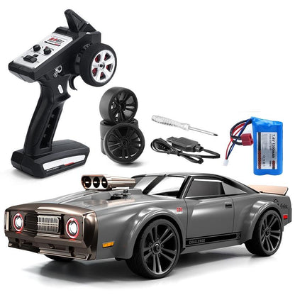 High Speed Electric Drift Rc Car - 4wd Muscle - Blue