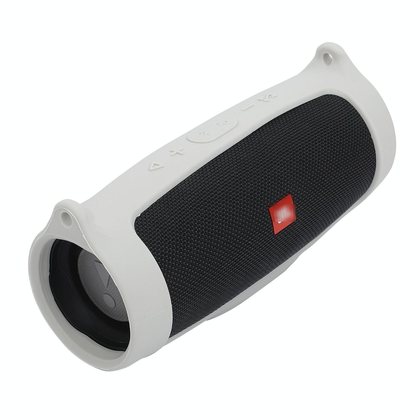 Jbl Charge 4 Speaker Cover with Strap & Carabiner - Portable Silicone Protection - Red