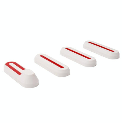 Xiaomi Mijia 1s / Pro Electric Scooter Wheel Cover Set with Reflective Strips - White