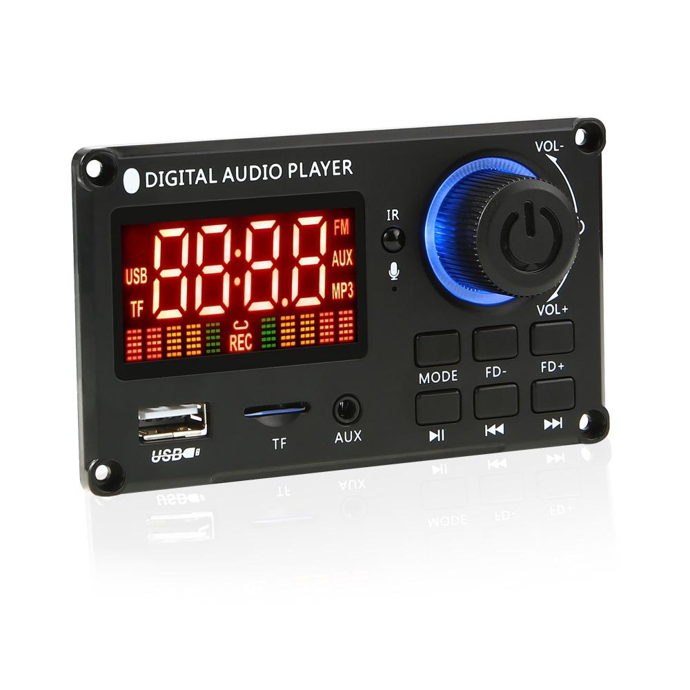 12V 100W Bluetooth Power Amp Board W / Recording - Small Silicone Remote Control