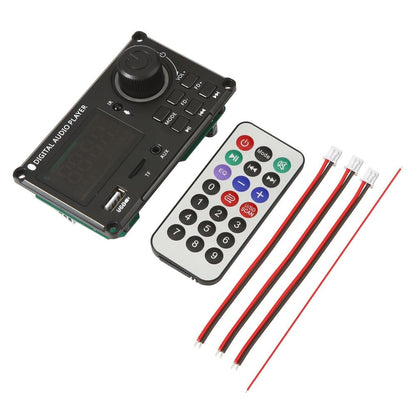 12V 100W Bluetooth Power Amp Board W / Recording - Small Silicone Remote Control