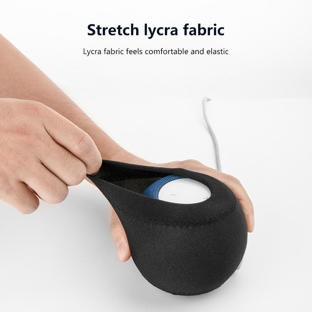 Protective Cloth Cover for Homepod Mini Speaker - Set of 2 - Black