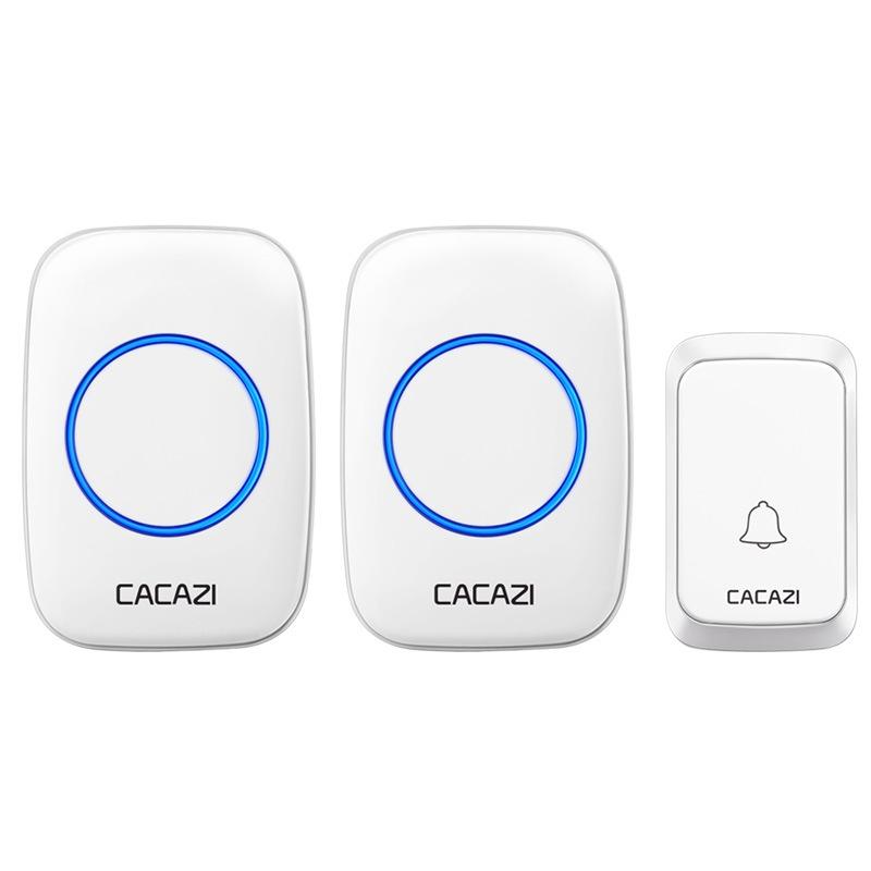 Wireless Waterproof Doorbell Cacazi A06 Dc 1 To 2 Battery Smart Home - Black