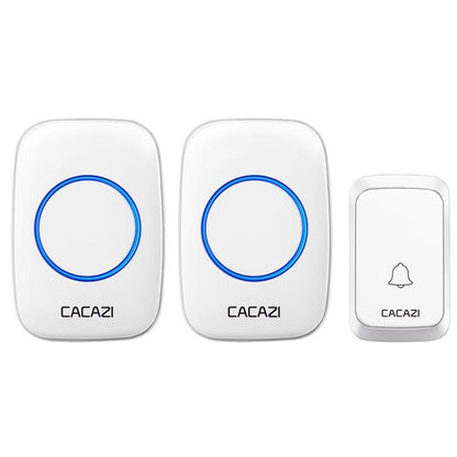 Wireless Waterproof Doorbell Cacazi A06 Dc 1 To 2 Battery Smart Home - Black